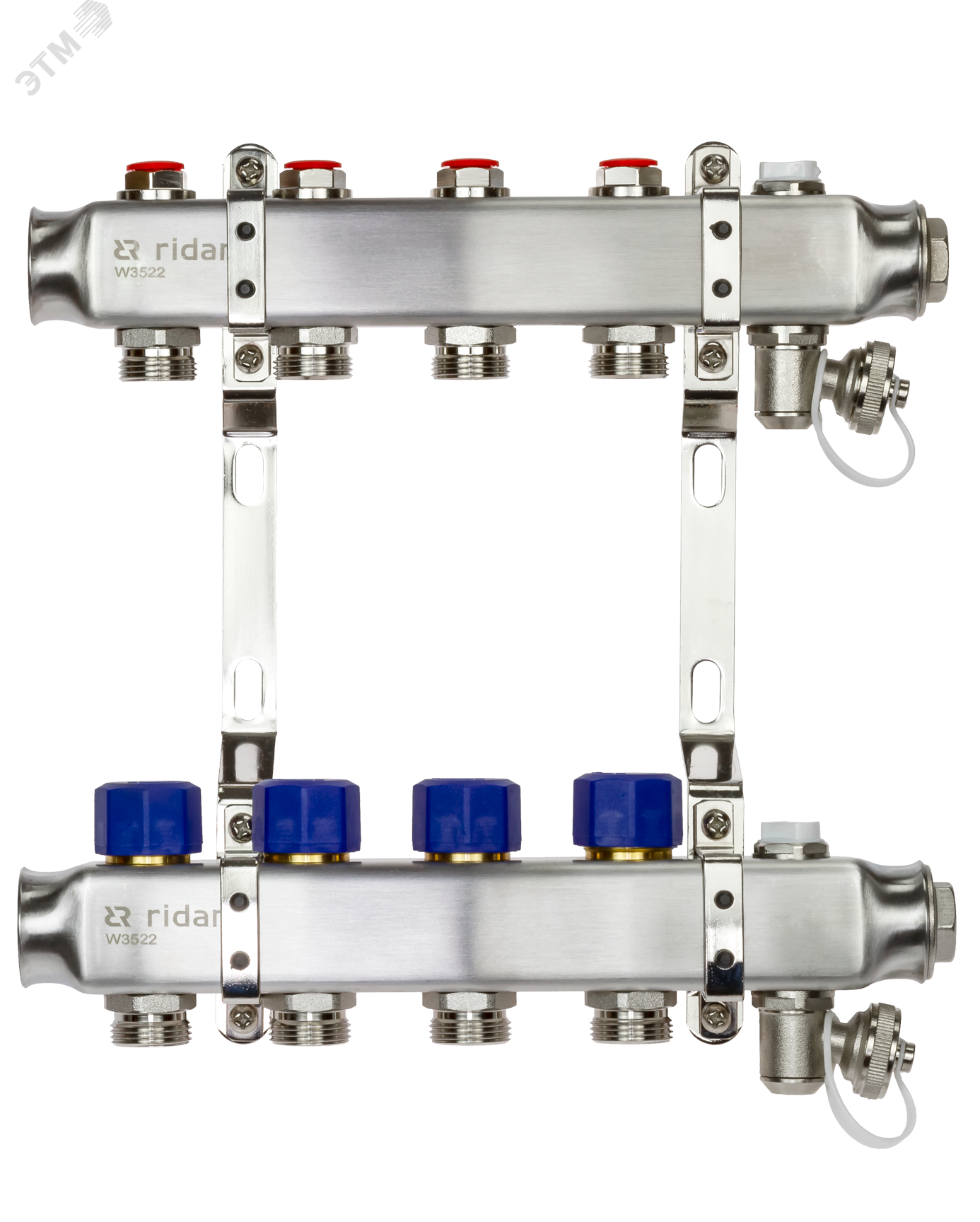 Изображение товара Коллекторная группа SSM-4R set 4 контура нержавеющая сталь регулятор 1x3/4'