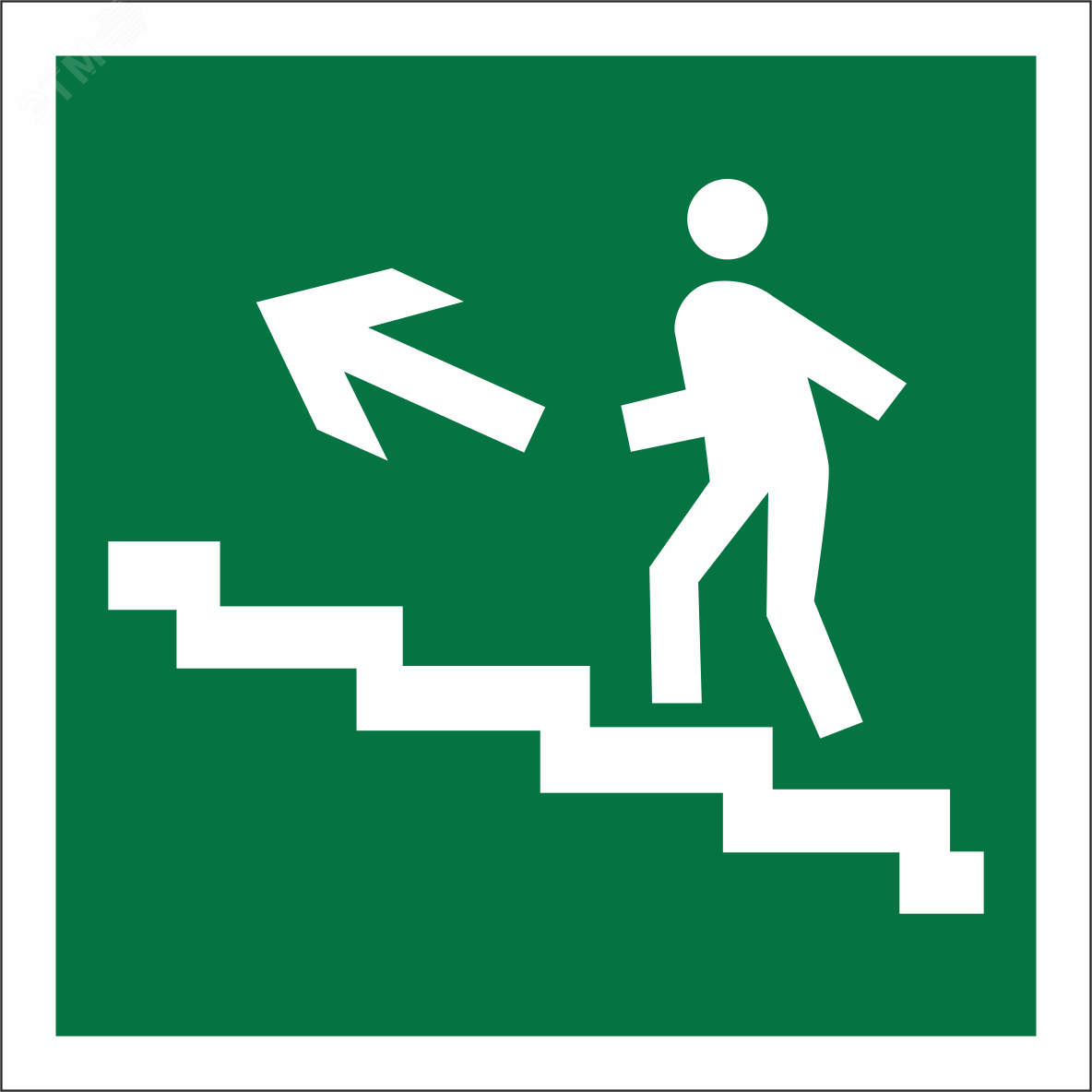 Изображение товара Знак безопасности BL-2020B с внутренней подсветкой 200x200 мм