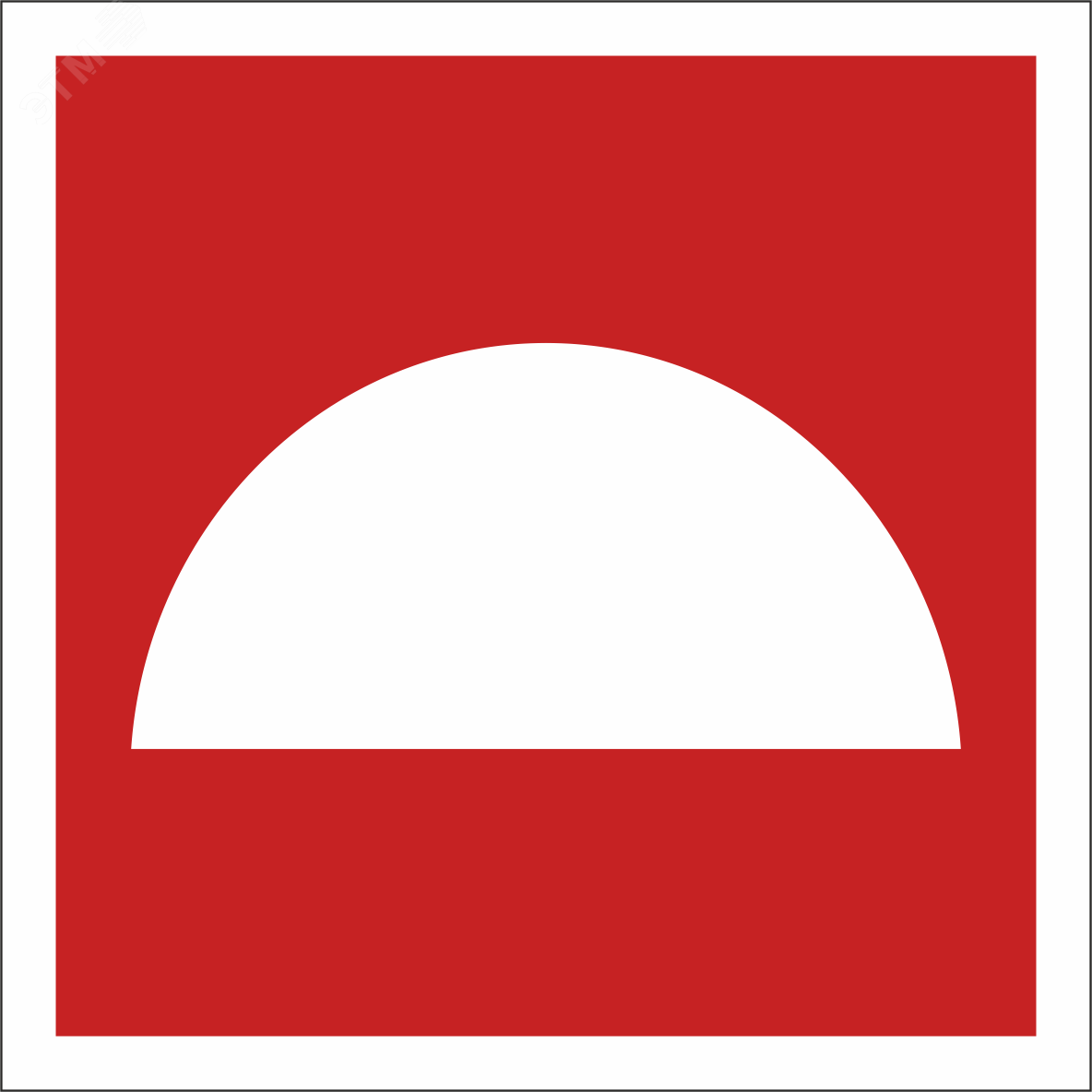 Изображение товара Знак безопасности BL-1515.F06''Место размещения средств противопожарной защиты'' (шт)