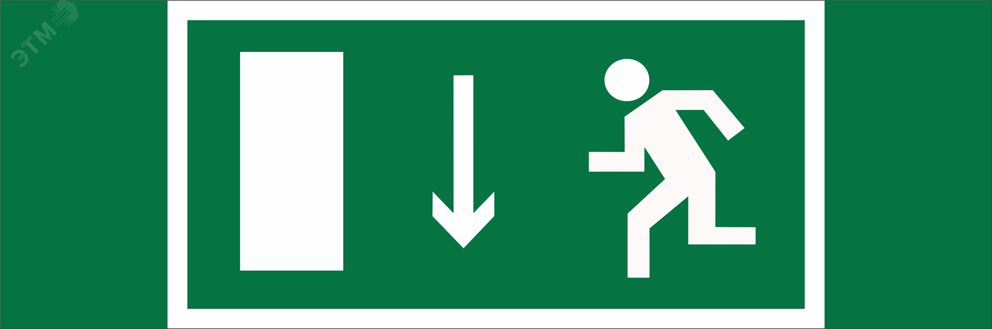 Изображение товара Знак безопасности NPU-3413 с подсветкой для эвакуации