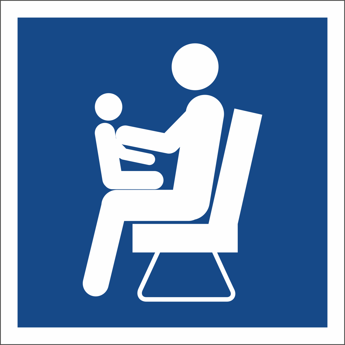 Знак безопасности BL-2020B.D03''Места для инвалидов,пожилых людей,людей с детьми''