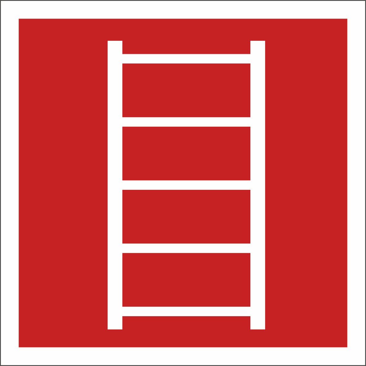 Знак безопасности BL-2020B.F03''Пожарная лестница''