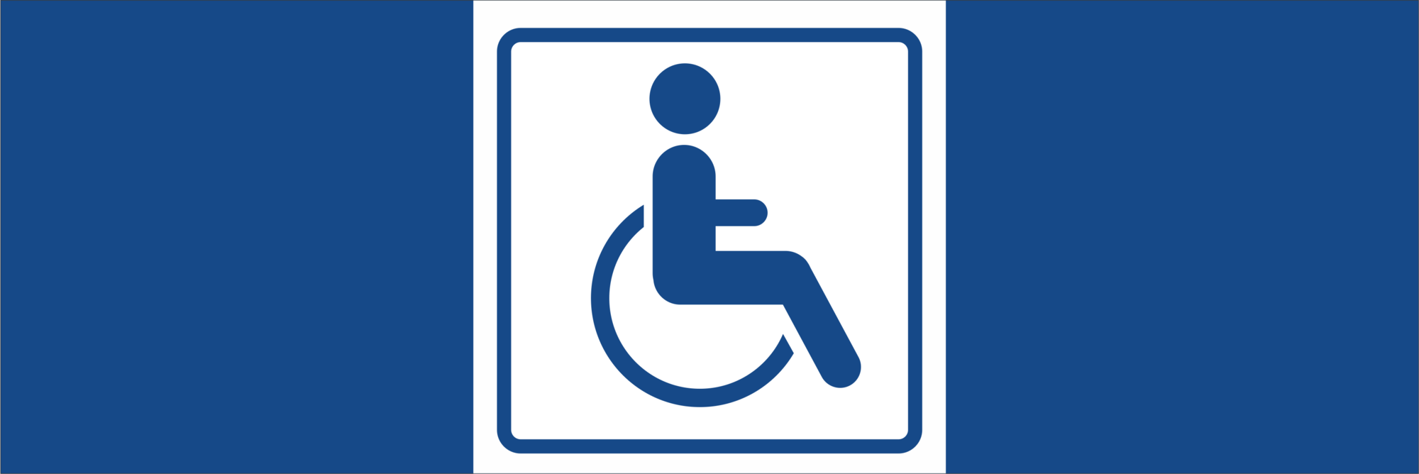 Знак безопасности NPU-3413.D01''Символ доступ. для инвалидов''