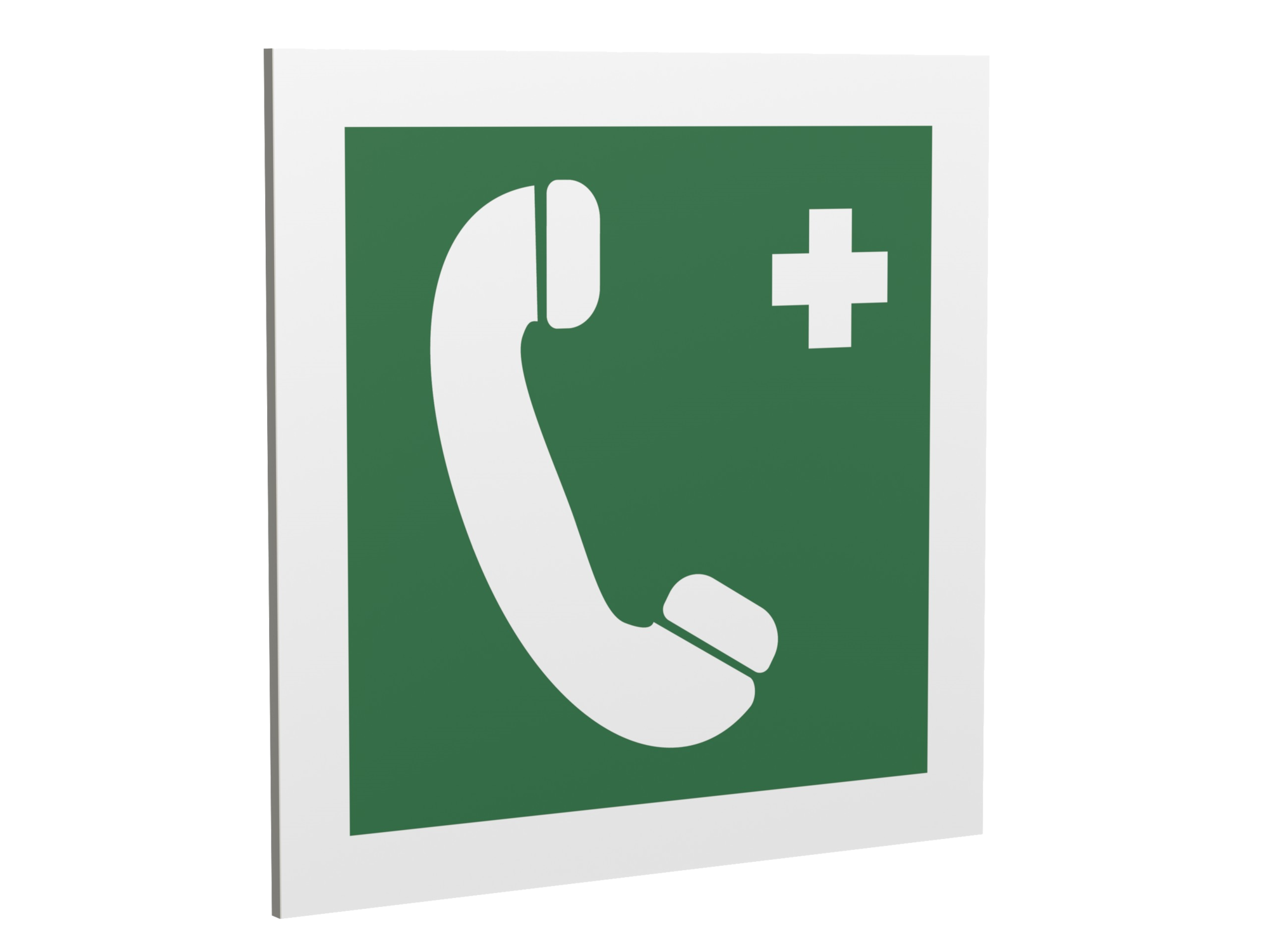 Знак безопасности PT-17176.EC06''Тел.связи с мед. пунктом (скорой мед. помощью)''