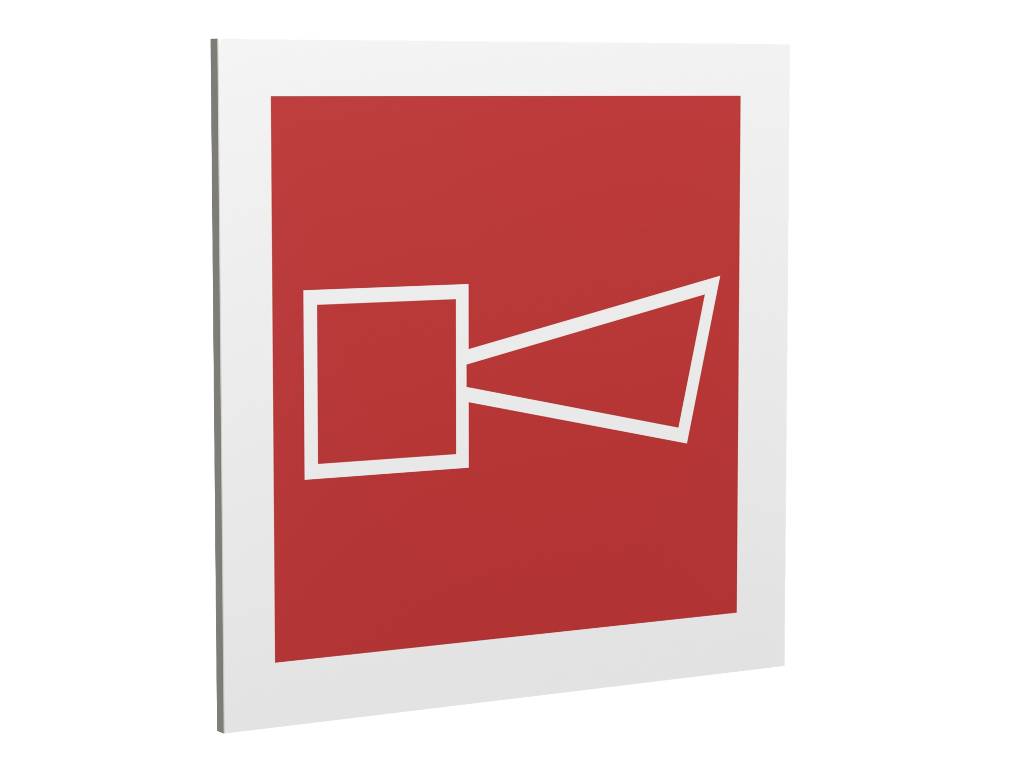 Знак безопасности PT-17176.F11''Звуковой оповещатель пожарной тревоги''