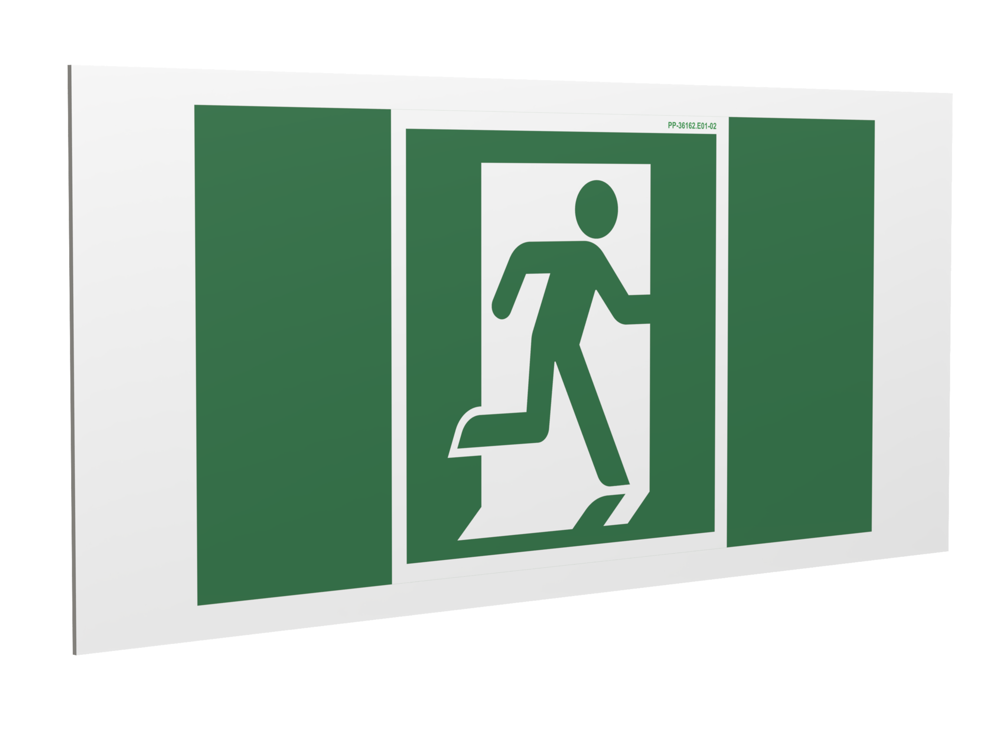Знак безопасности PP-36162.E01-02''Выход здесь (прав.)''