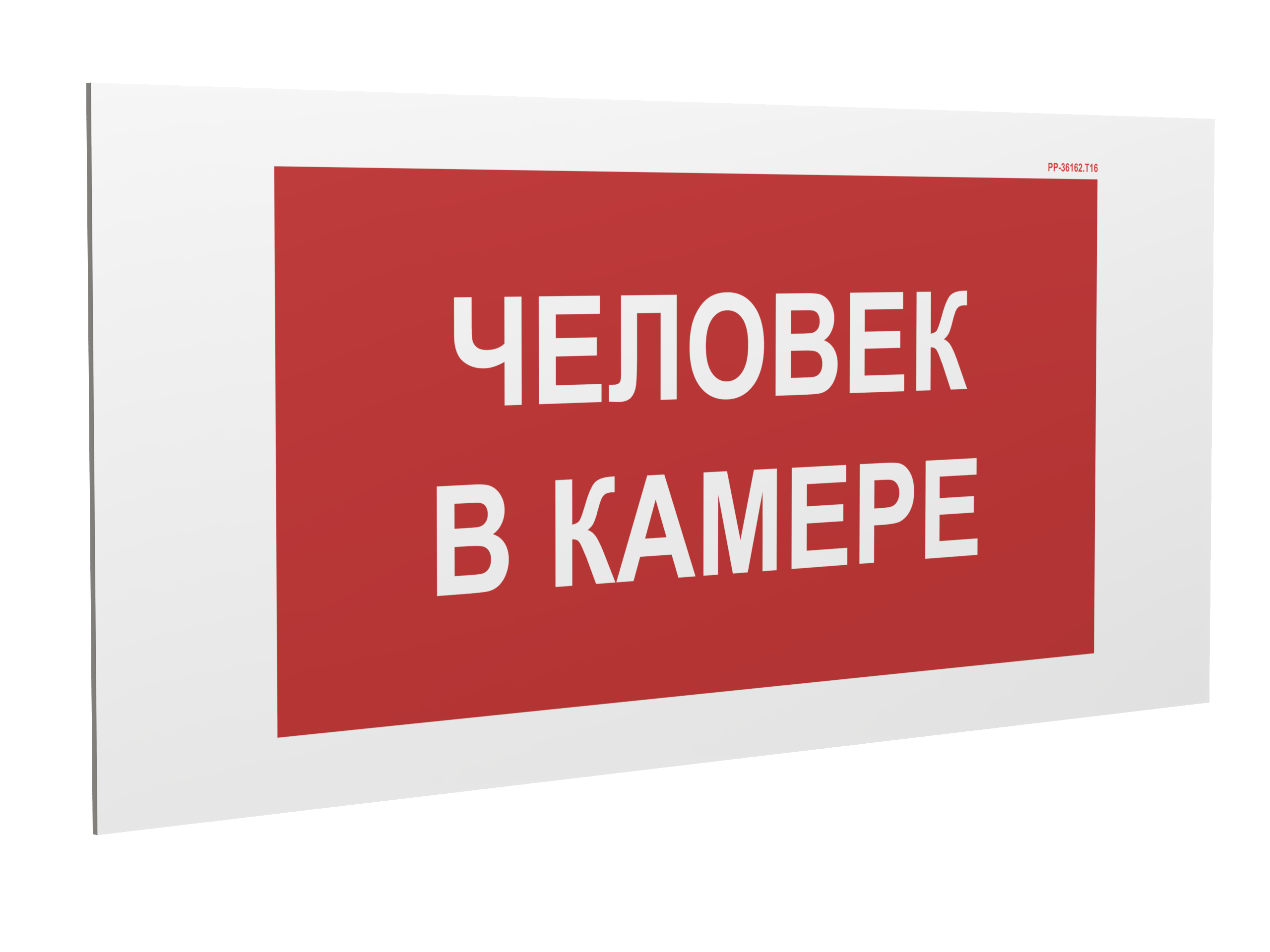 Знак безопасности PP-36162.T16''Человек в камере''