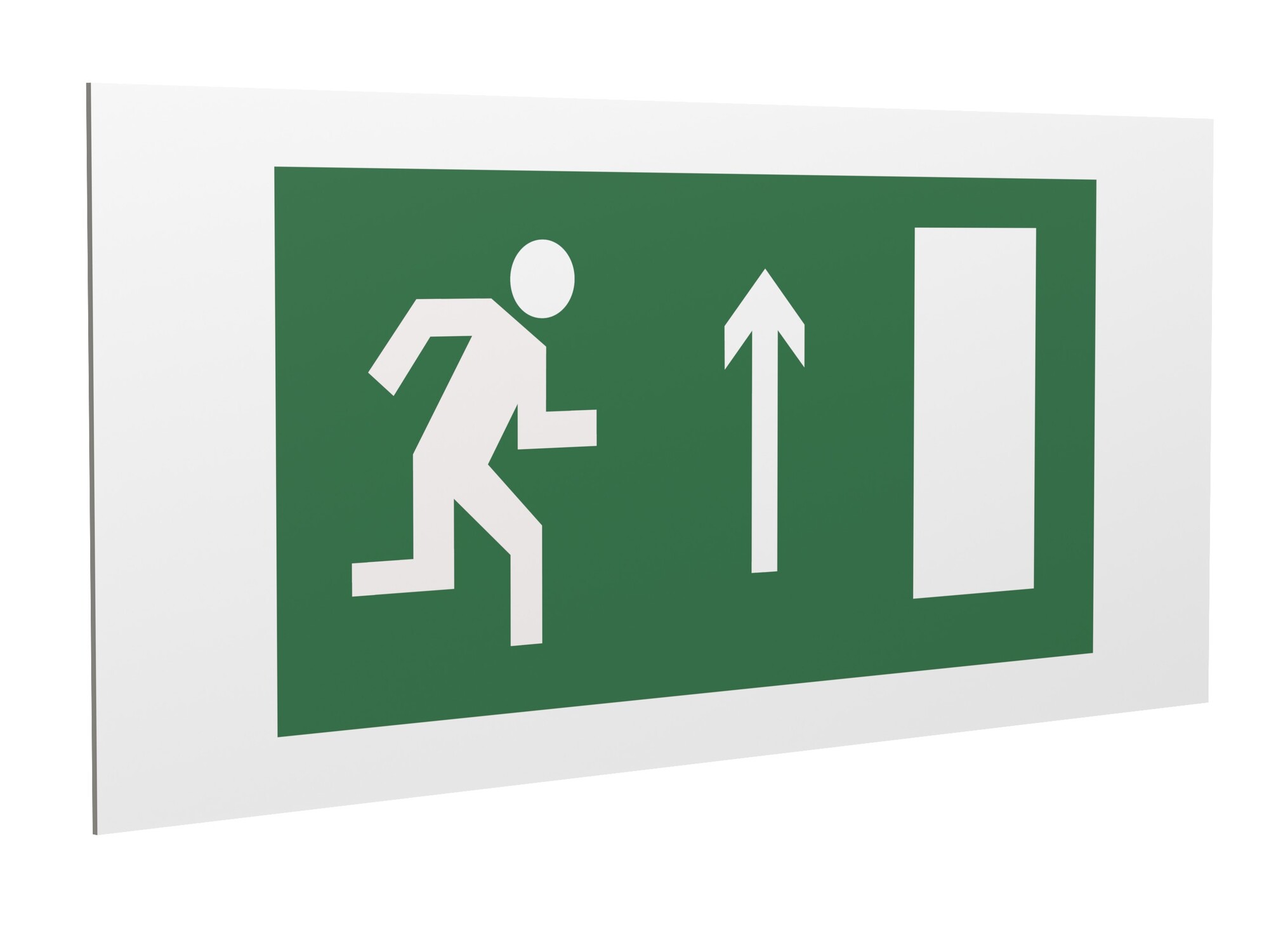 Знак безопасности PS-36164.E11''Напр. к эвакуационному выходу прямо (прав.)''