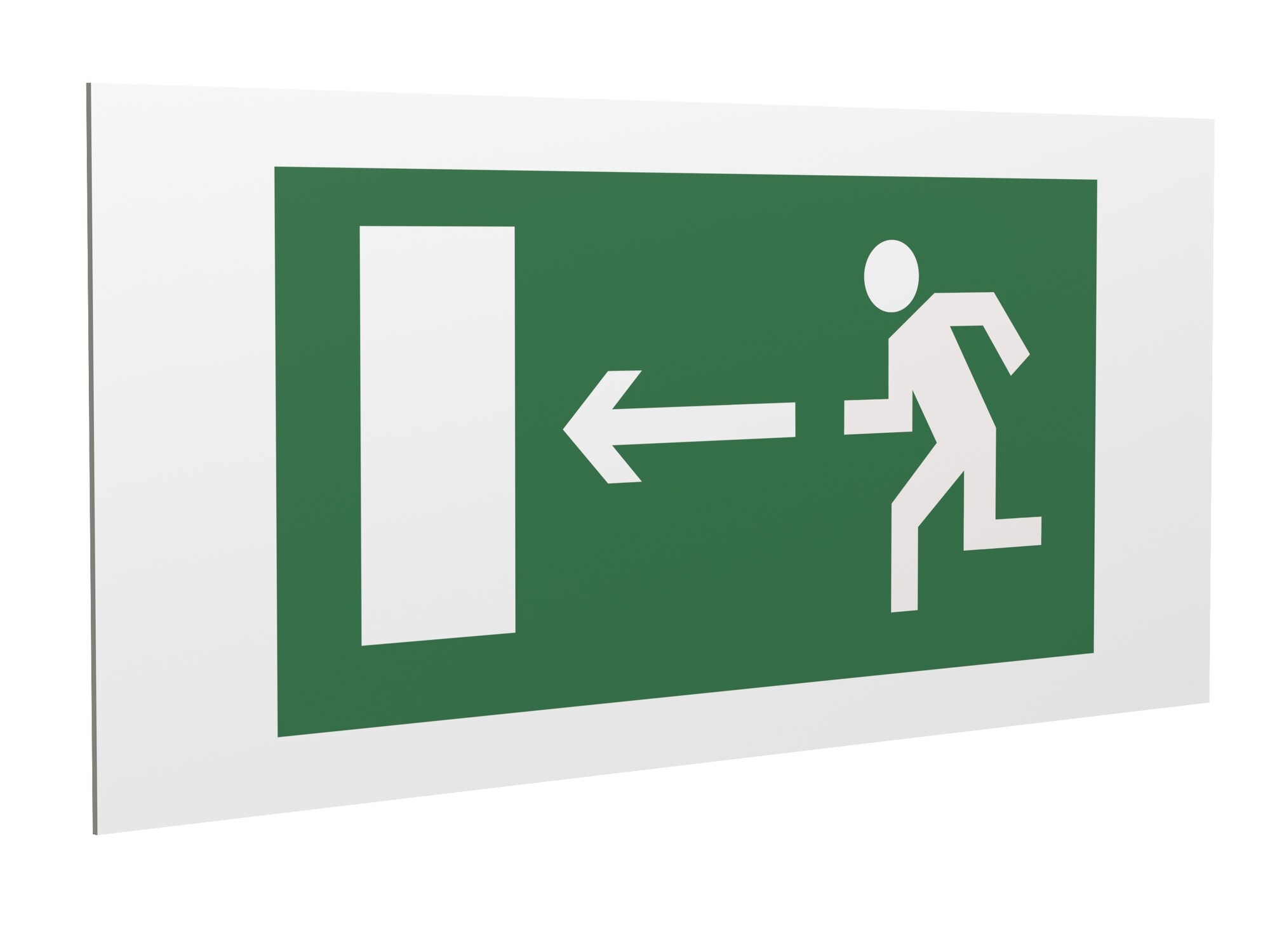Знак безопасности PS-36164.E04''Напр. к эвакуационному выходу налево''