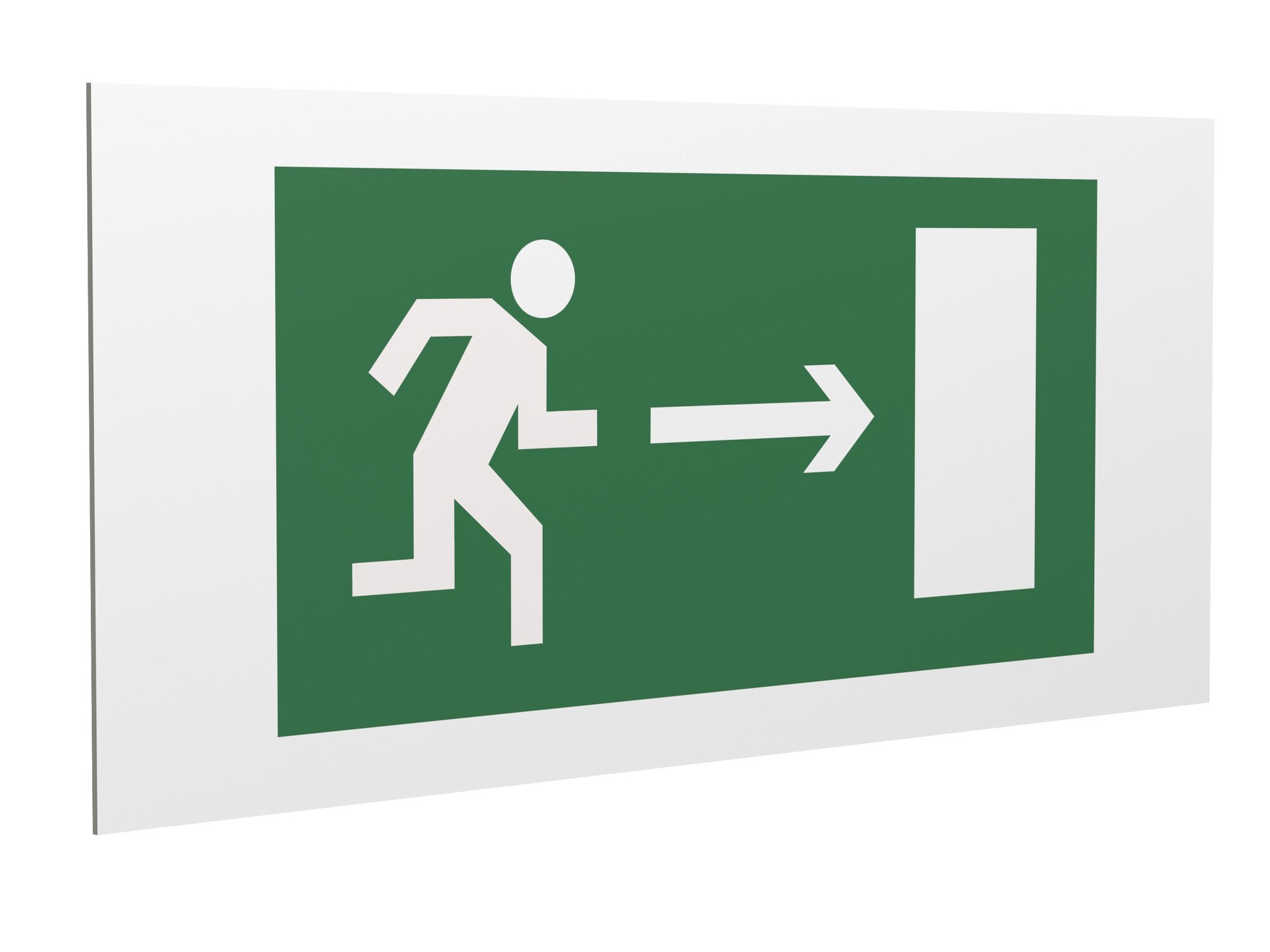 Знак безопасности PS-36164.E03''Напр. к эвакуационному выходу направо''