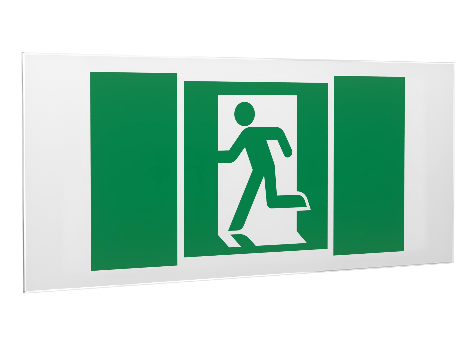 Знак безопасности PS-50206.E01-01''Выход здесь (лев.)''