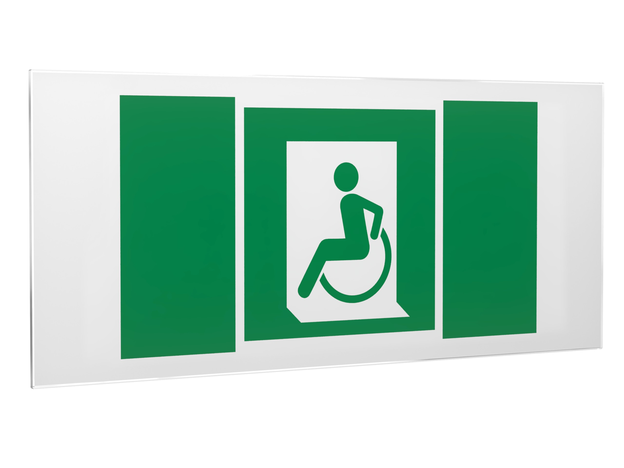 Знак безопасности PS-50206.E60-01''Выход для МГН здесь (левосторонний)''