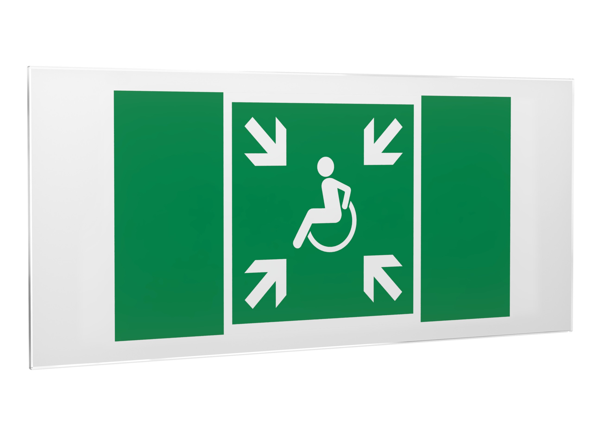 Знак безопасности PS-50206.E65''Пункт (место) сбора МГН (безопасная зона МГН)''