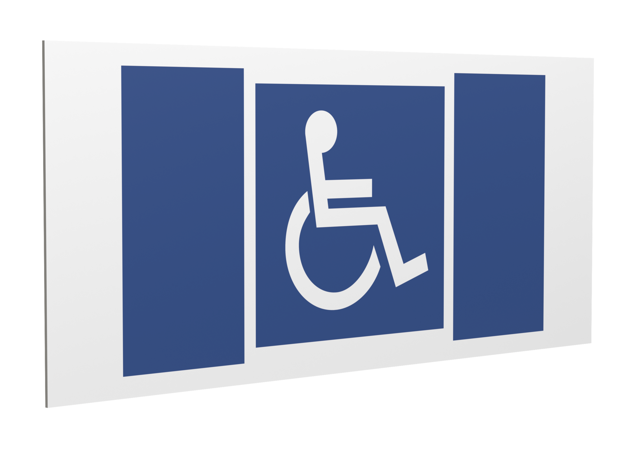 Знак безопасности PS-36164.D02''Символы доступ. для инвалидов всех категорий''