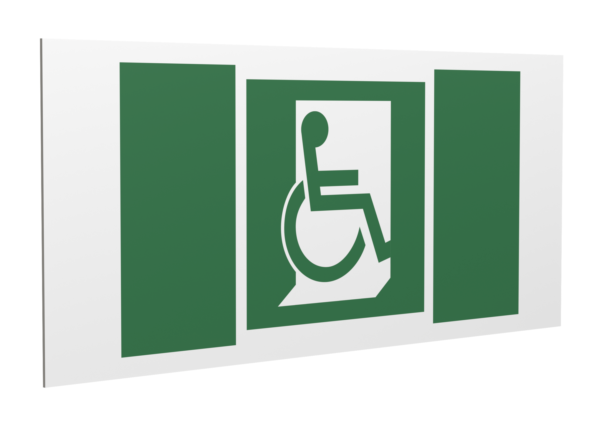 Знак безопасности PP-36162.E60-02''Выход для МГН здесь (правосторонний)''