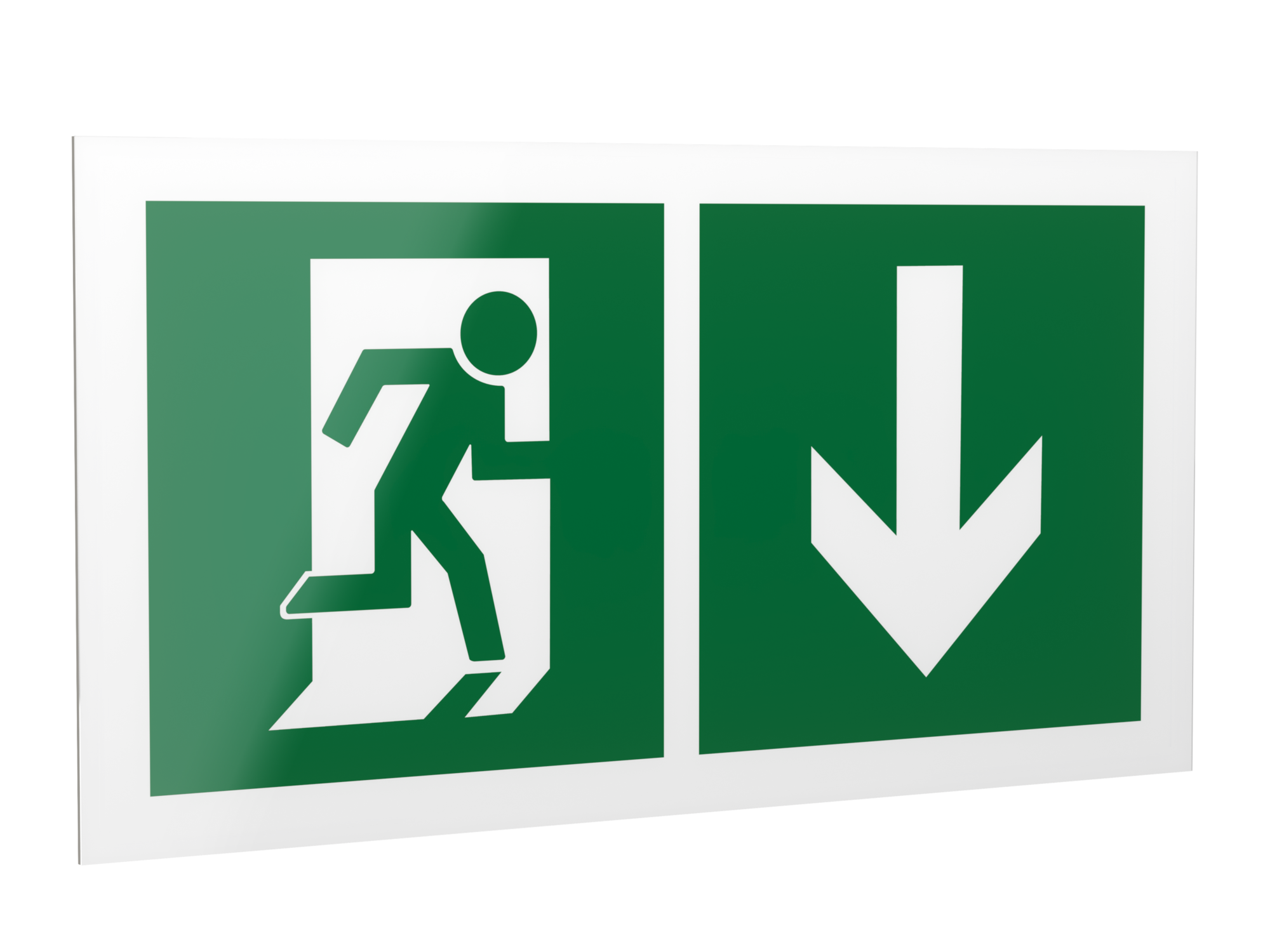 Знак безопасности PS-42226.E39''Указ. двери эвакуац. выхода (прав.)''