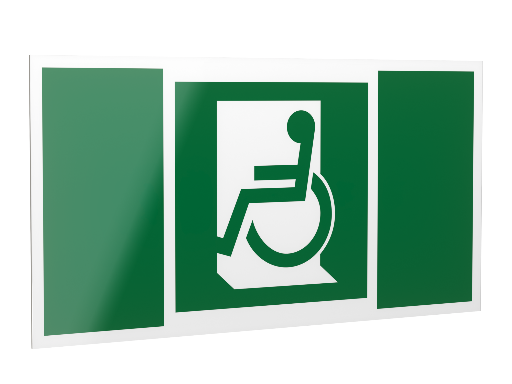 Знак безопасности PP-40205.E60-01''Выход для МГН здесь (левосторонний)''