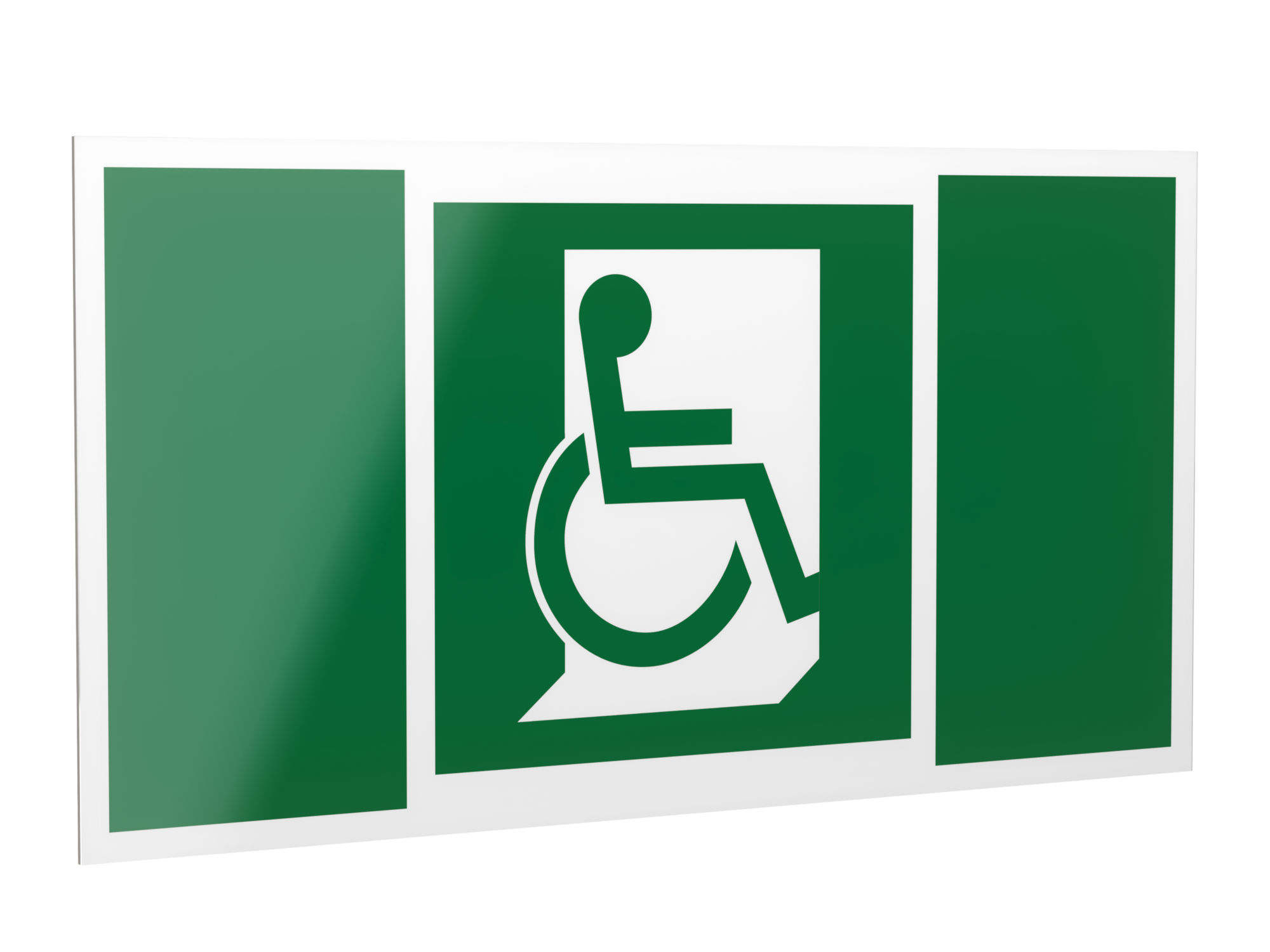 Знак безопасности PP-40205.E60-02''Выход для МГН здесь (правосторонний)''