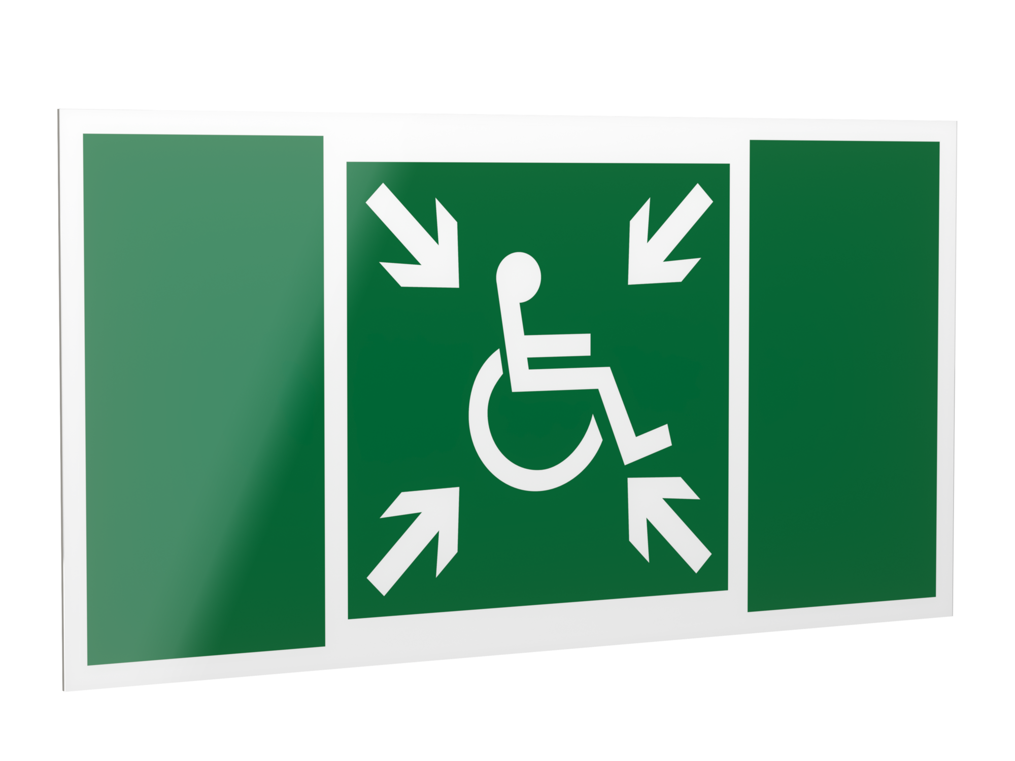 Знак безопасности PP-40205.E65''Пункт (место) сбора МГН (безопасная зона МГН)''