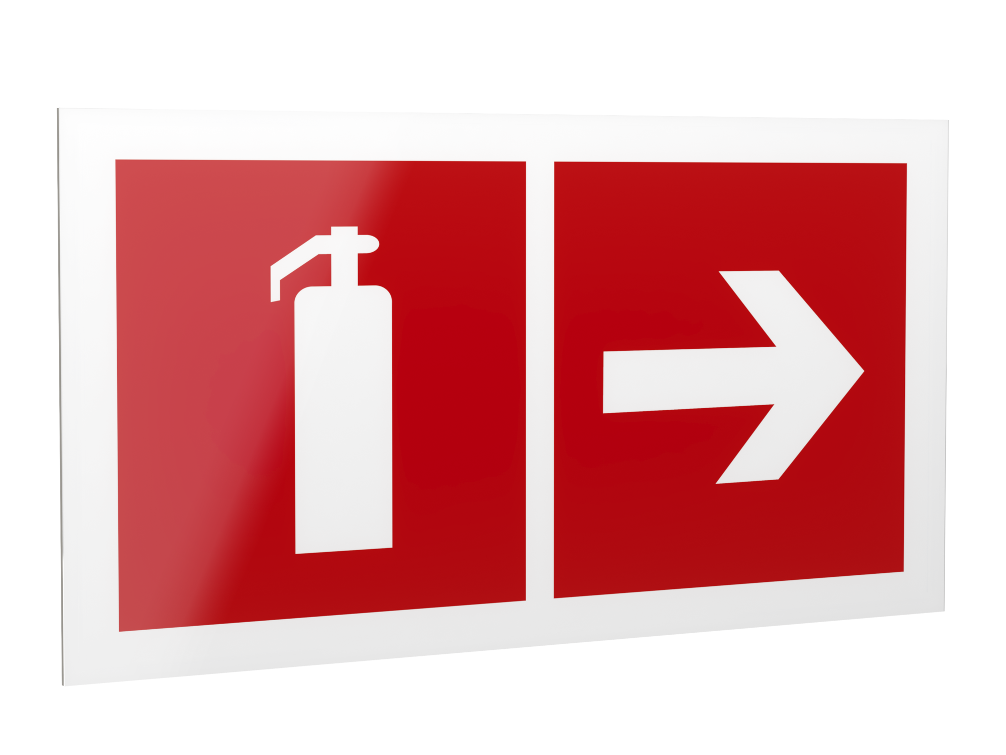 Знак безопасности PP-40205.F33''Указ. движения к огнетушителю направо''