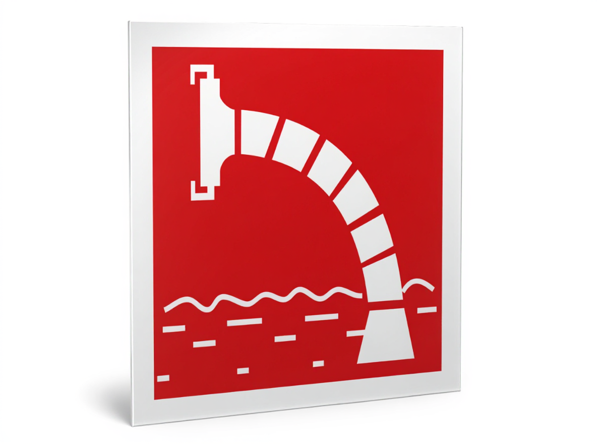 Знак безопасности PS-15164.F07''Пожарный водоисточник''