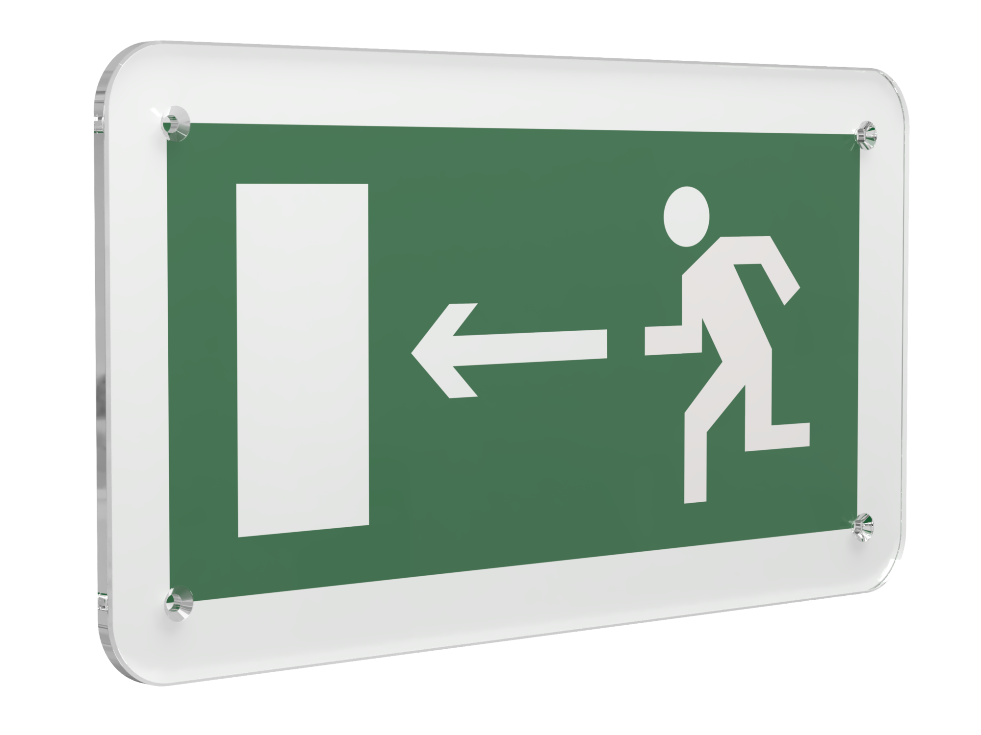 Знак безопасности PS-33186.E04''Напр. к эвакуационному выходу налево''