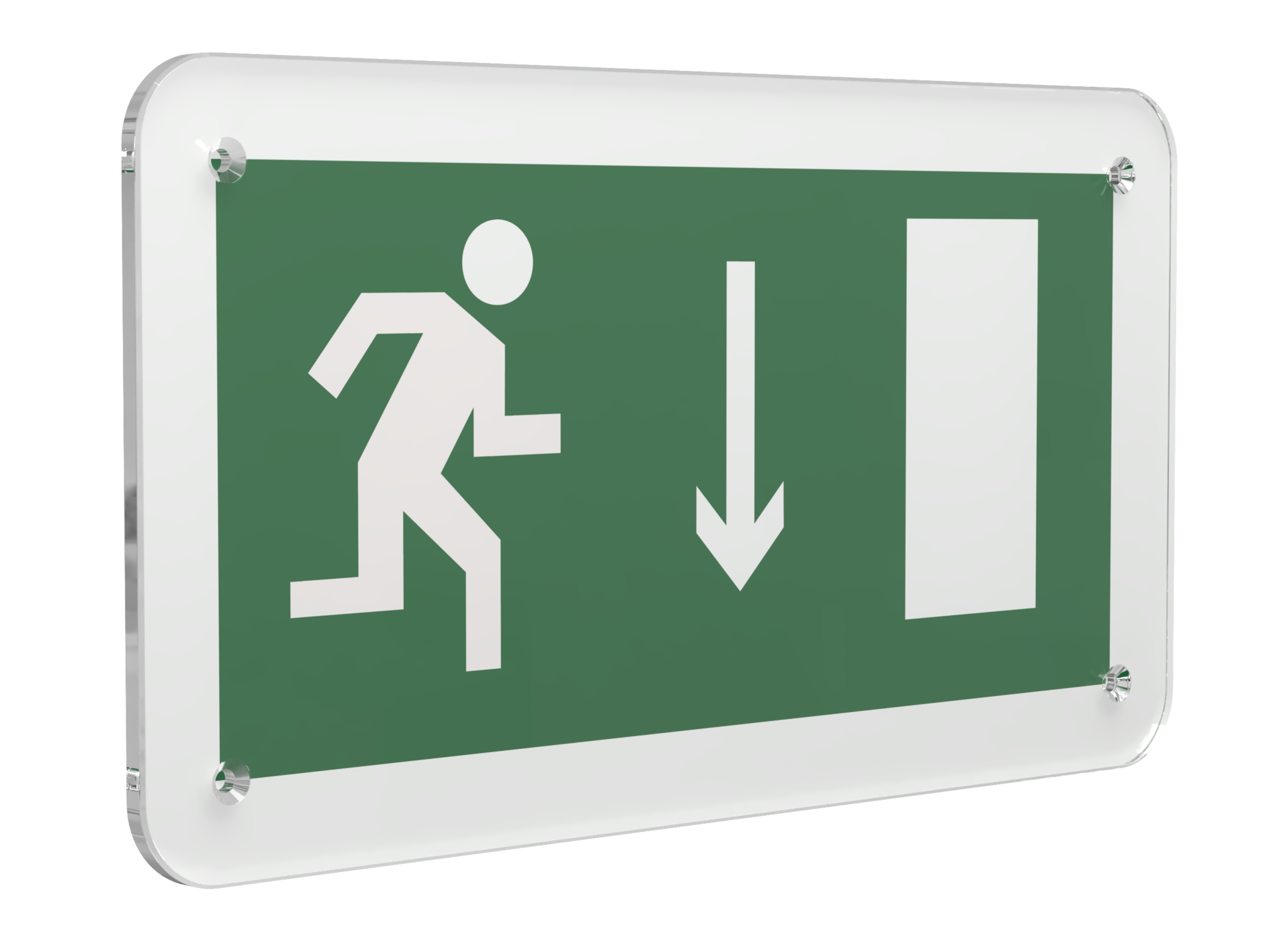 Знак безопасности PS-33186.E09''Указ. двери эвакуац. выхода (прав.)''