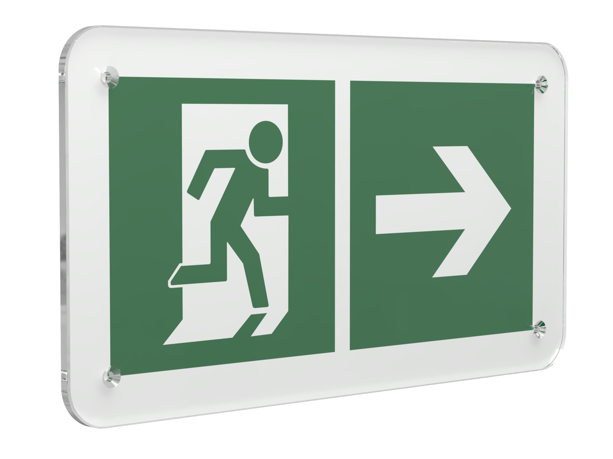 Знак безопасности PS-33186.E35''Напр. к эвакуационному выходу направо''
