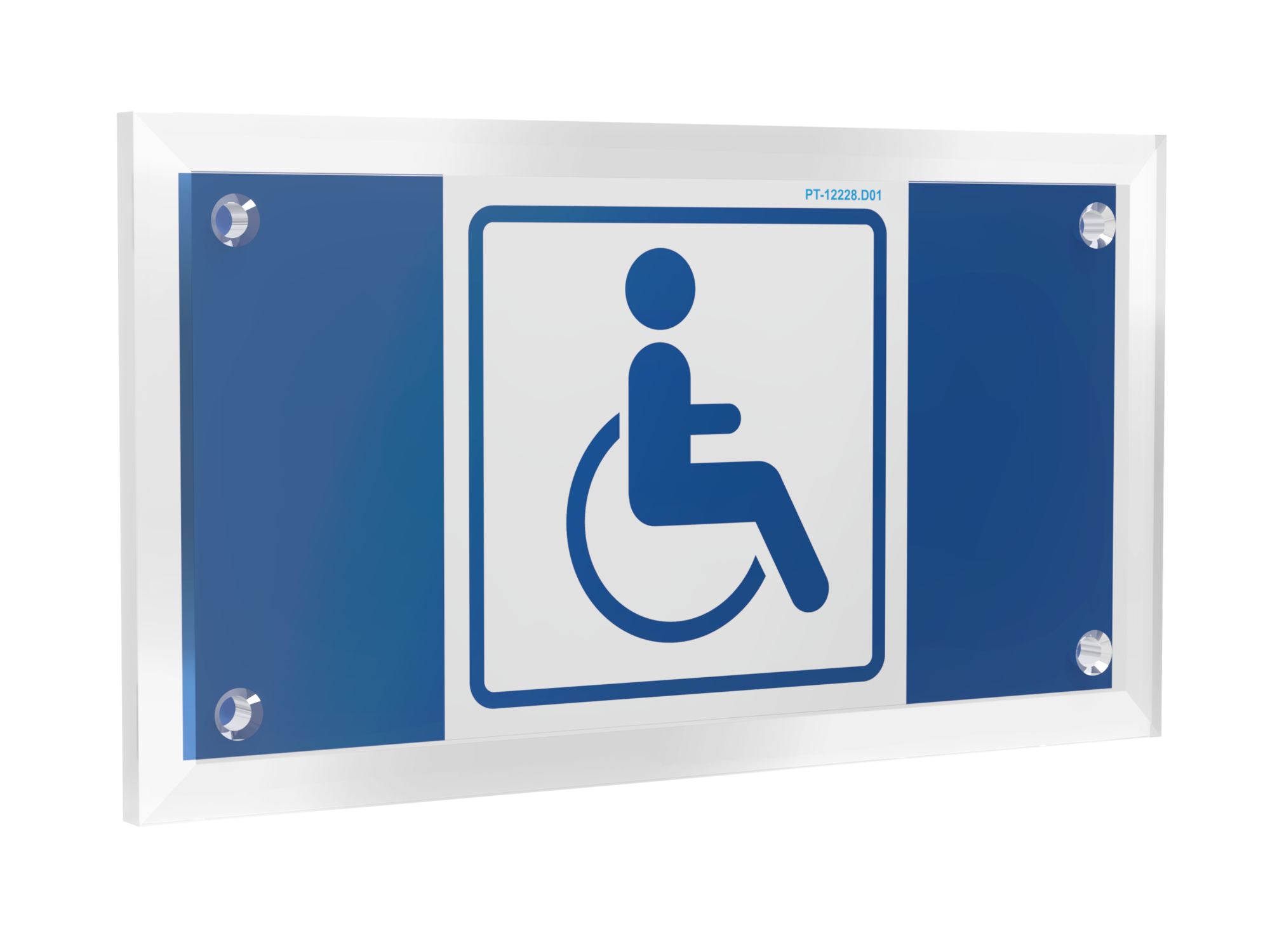 Знак безопасности PT-12228.D01''Символ доступ. для инвалидов''