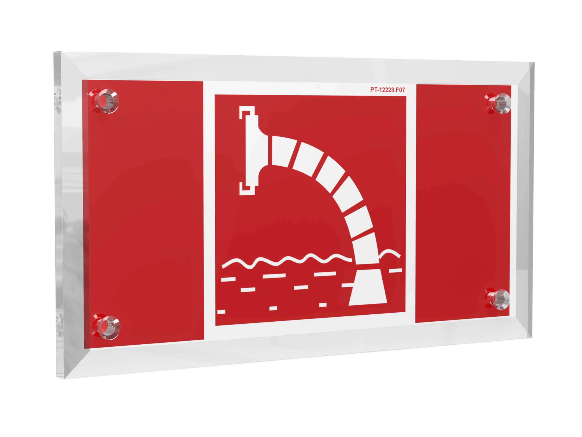 Знак безопасности PT-12228.F07''Пожарный водоисточник''