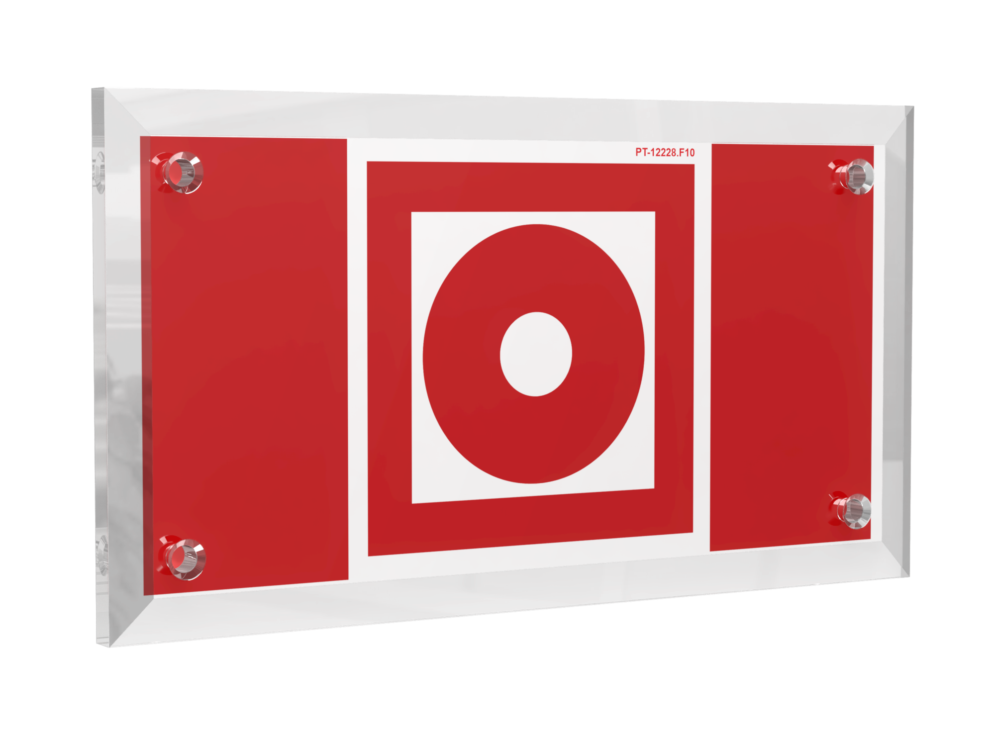 Знак безопасности PT-12228.F10''Кнопка включения установок пожарной автоматики''