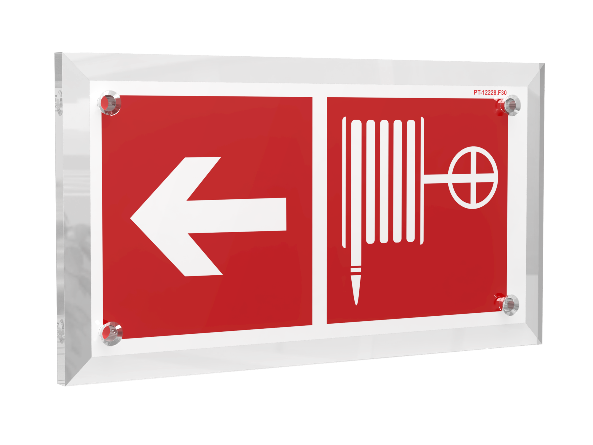 Знак безопасности PT-17328.F30''Указ. движения к пожарному крану налево''
