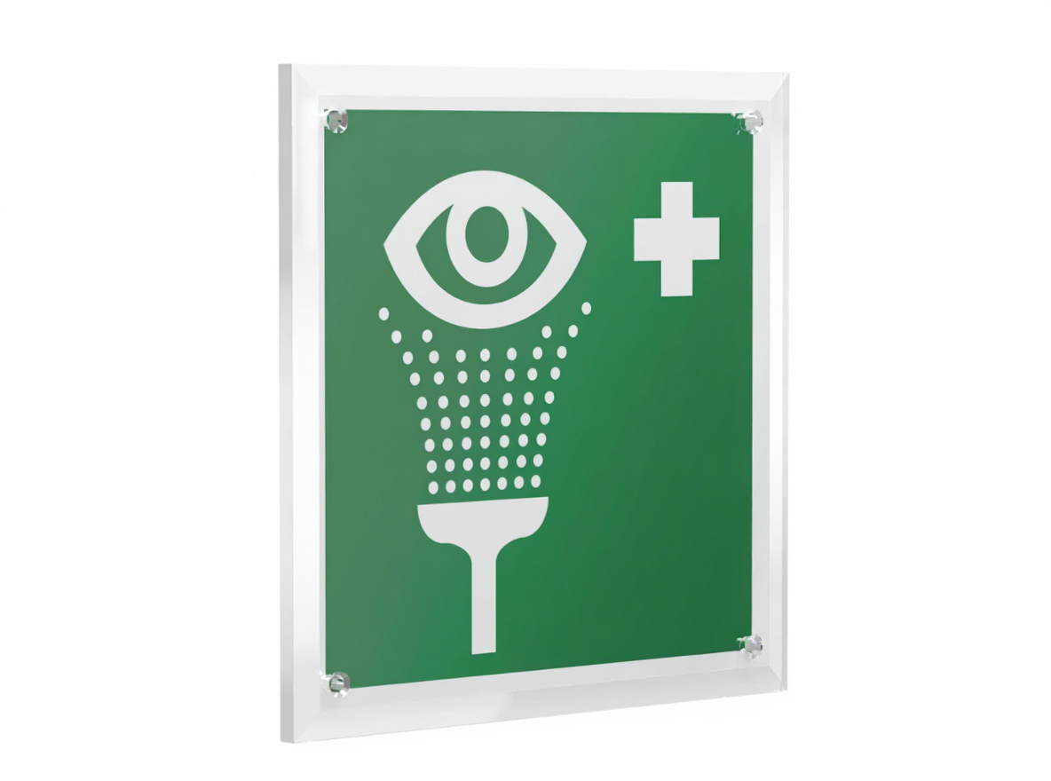 Знак безопасности PT-22228.EC04''Пункт обработки глаз''