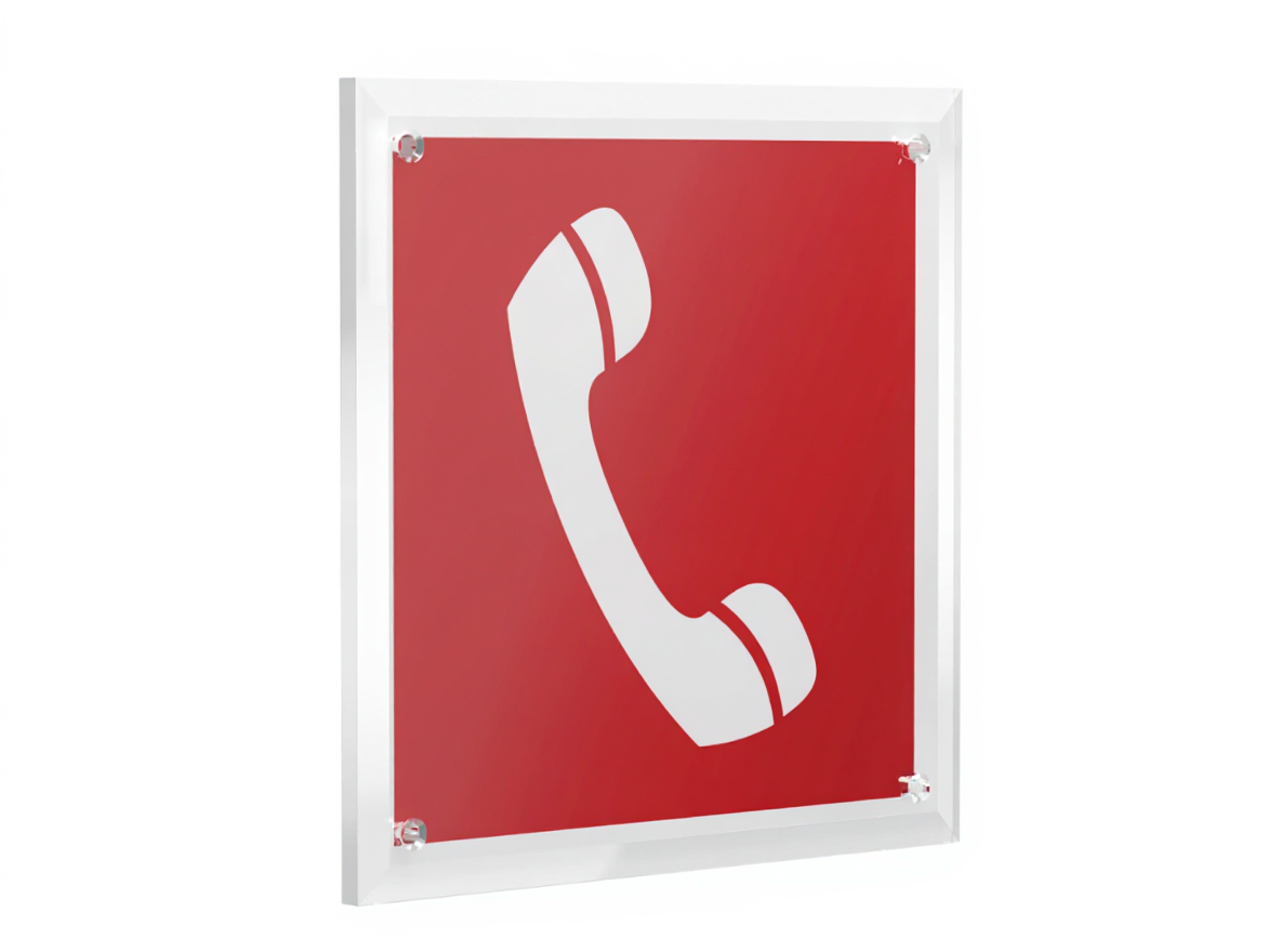 Знак безопасности PT-22228.F05''Телефон для использования при пожаре''