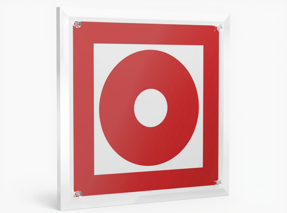 Знак безопасности PT-22228.F10''Кнопка включения установок пожарной автоматики''