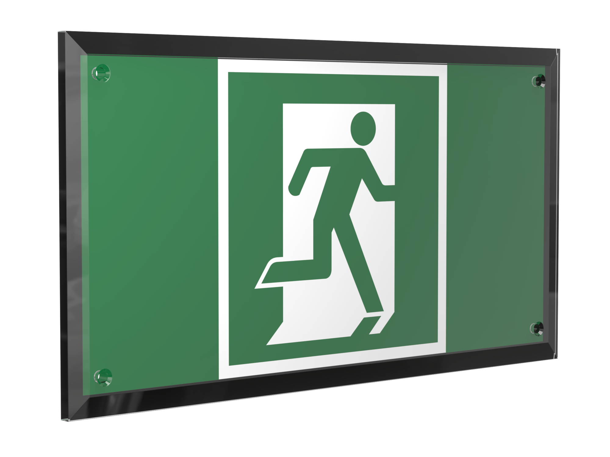 Знак безопасности PT-32178-Black.E01-02''Выход здесь (прав.)''