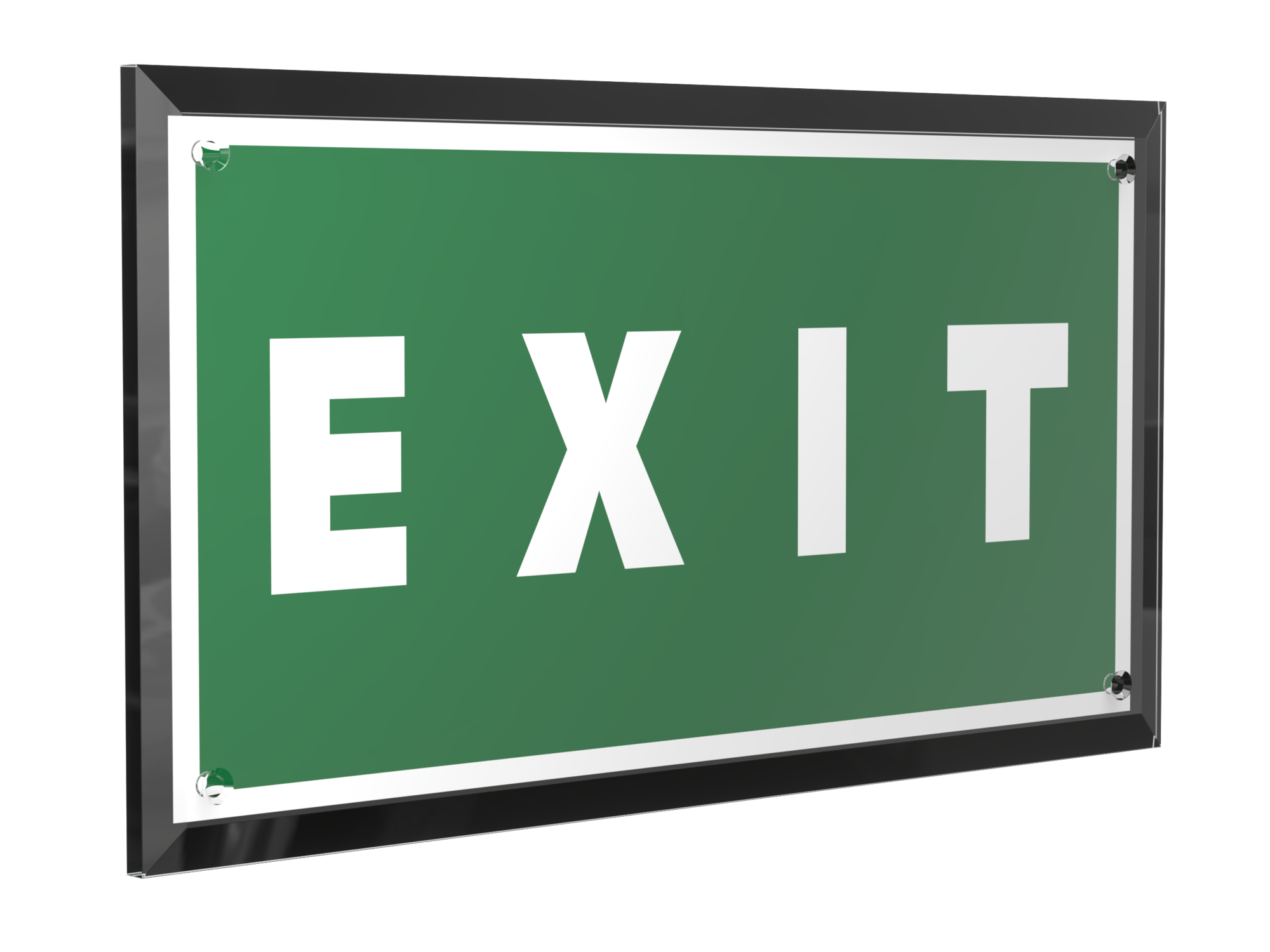 Знак безопасности PT-32178-Black.E25''EXIT''