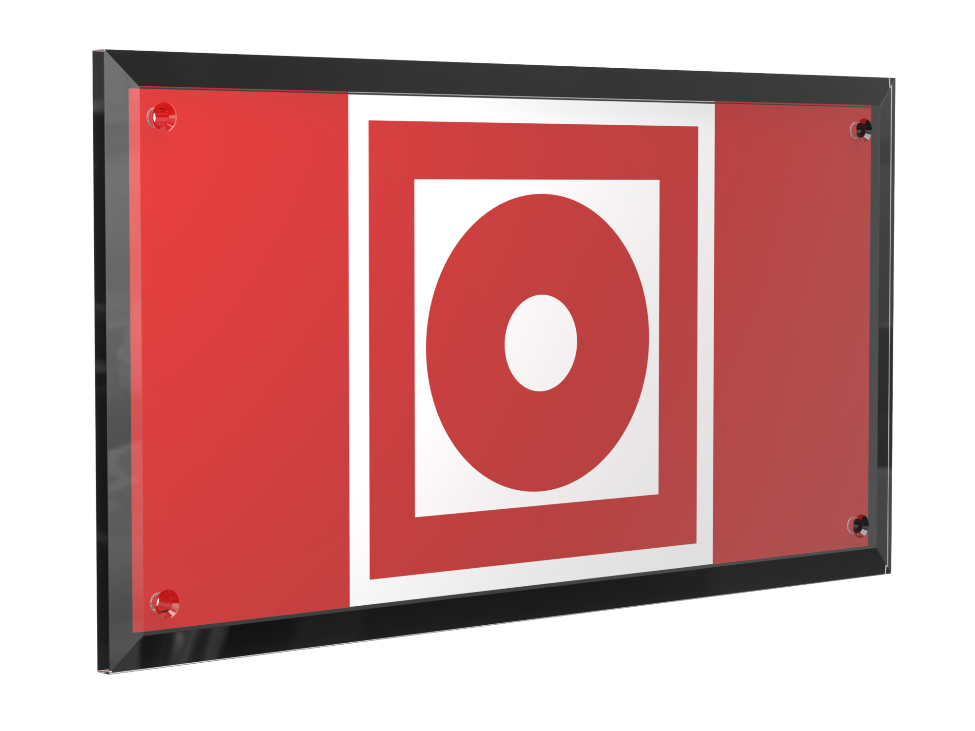 Знак безопасности PT-32178-Black.F10''Кнопка вкл. установок пожарной автомат''