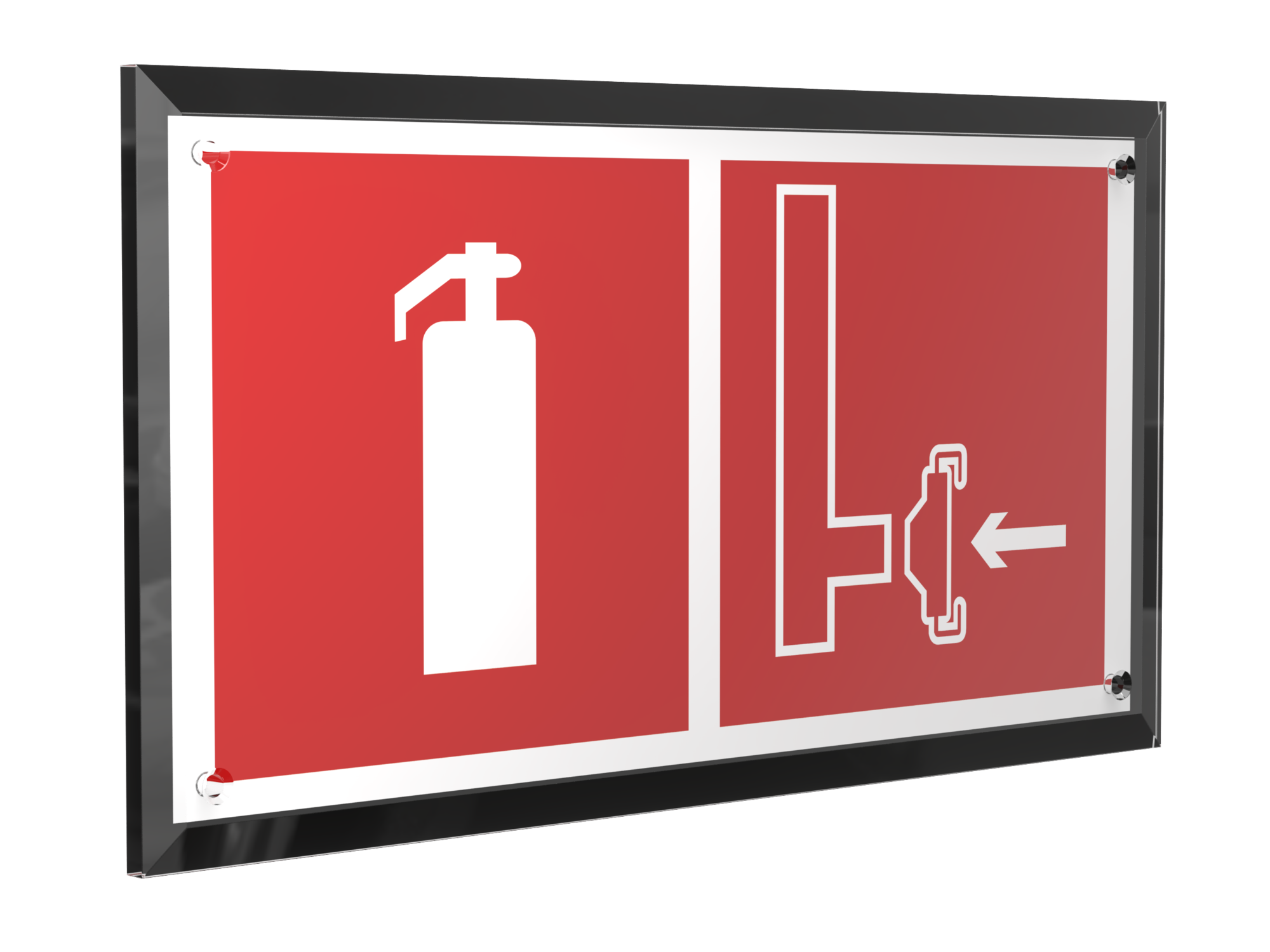 Знак безопасности PT-32178-Black.F36''Огнетушитель и сухотрубный стояк''