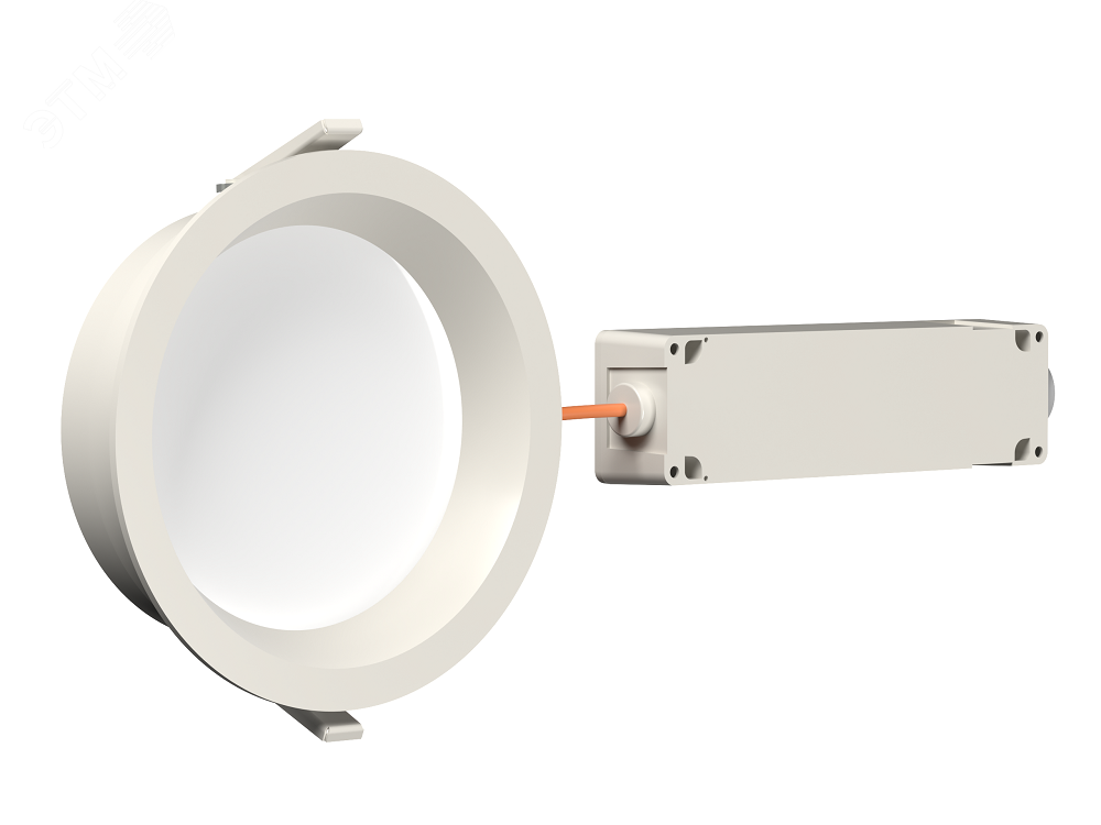 Изображение товара Аварийный светильник BS-DL-52-R1-STABILAR2 V02 White 4000K 17.7 Вт для офисов и объектов с повышенн