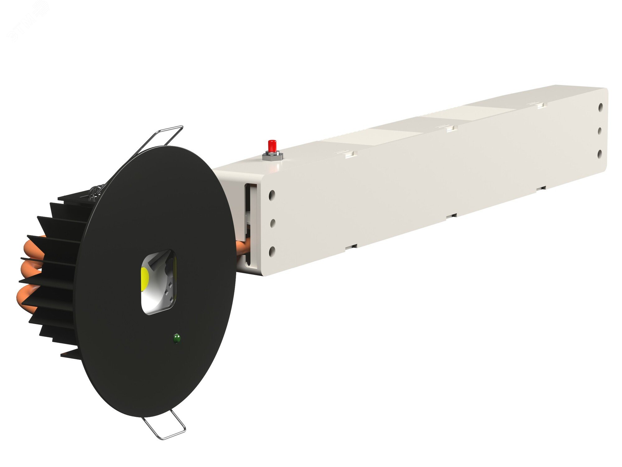 Изображение товара Аварийный светильник BS-RADAR-51-L4-INEXI3 Black 820 люмен встроенный для эвакуации