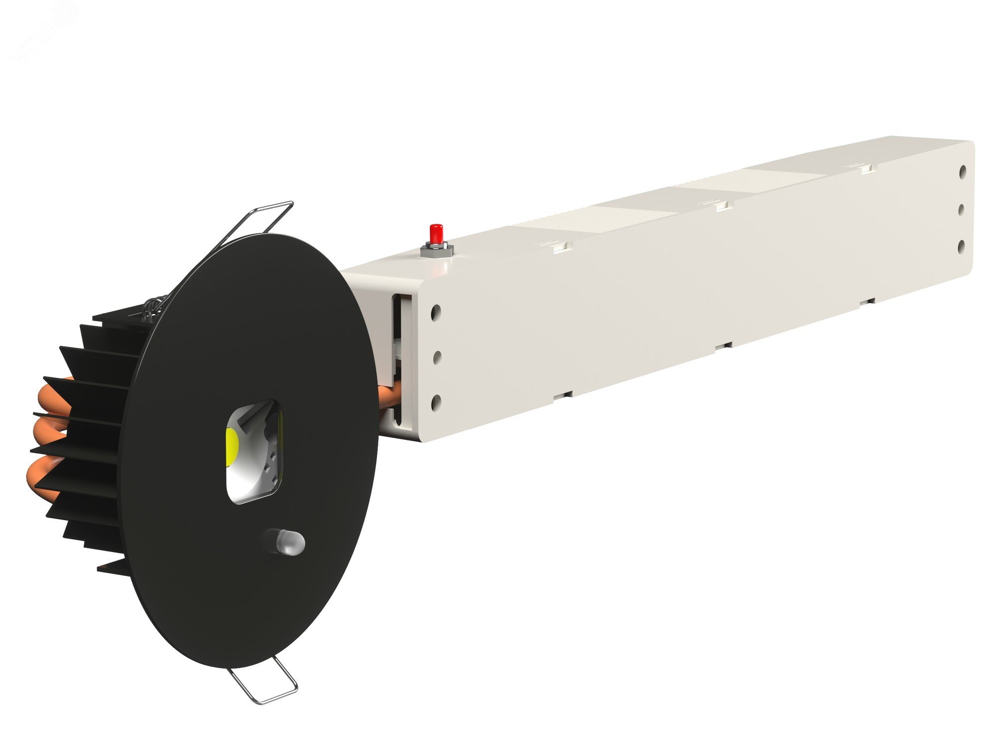 Изображение товара Аварийный светильник BS-RADAR-81-L1-INEXI3 Black встраиваемый потолочный