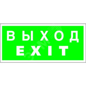 Знак безопасности PS-50206.E24''Выход-EXIT''
