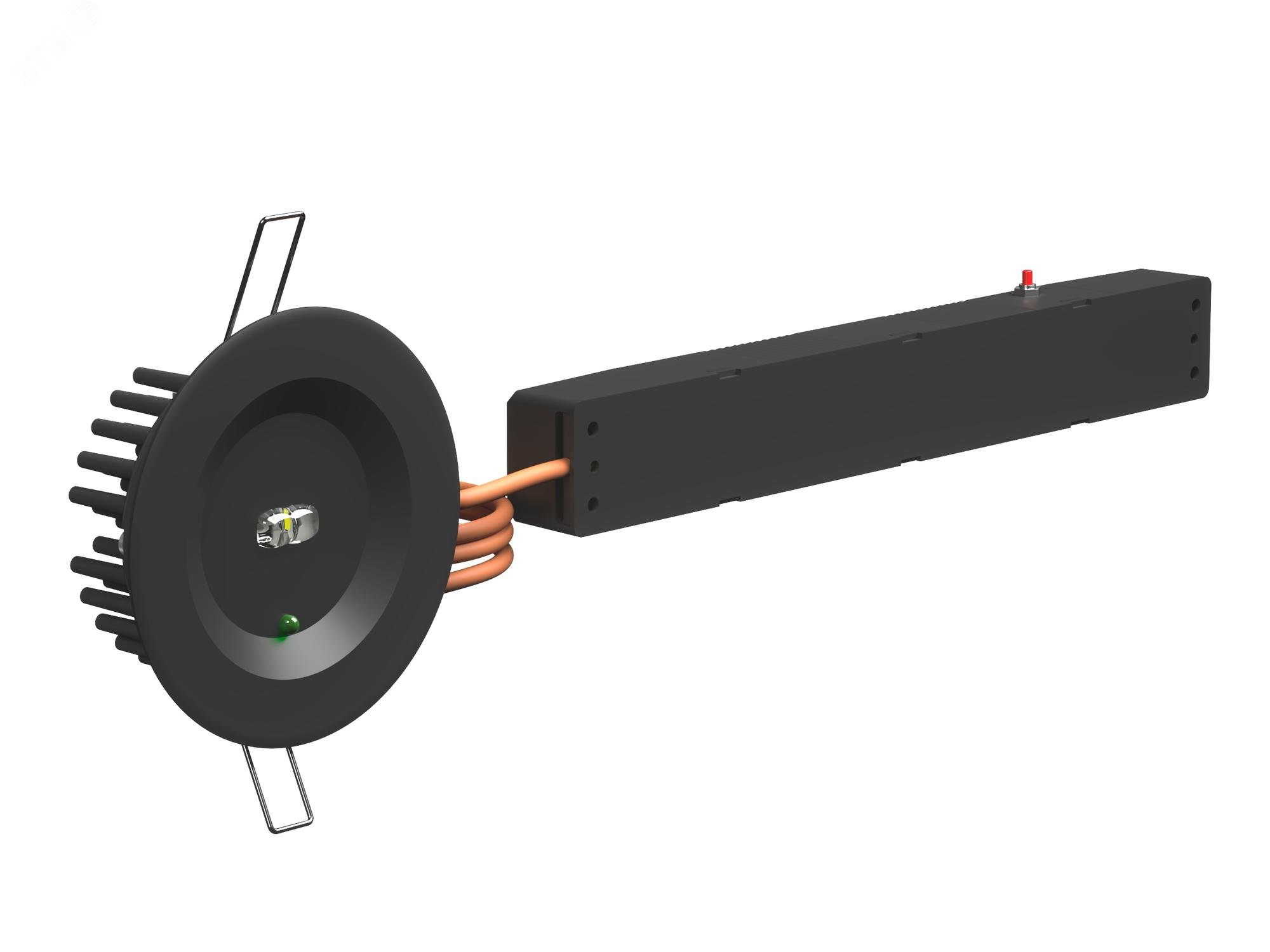 Изображение товара Аварийный светильник BS-ARUNA-51-L2-INEXI2 IP65 для спасательных путей и влажных помещений