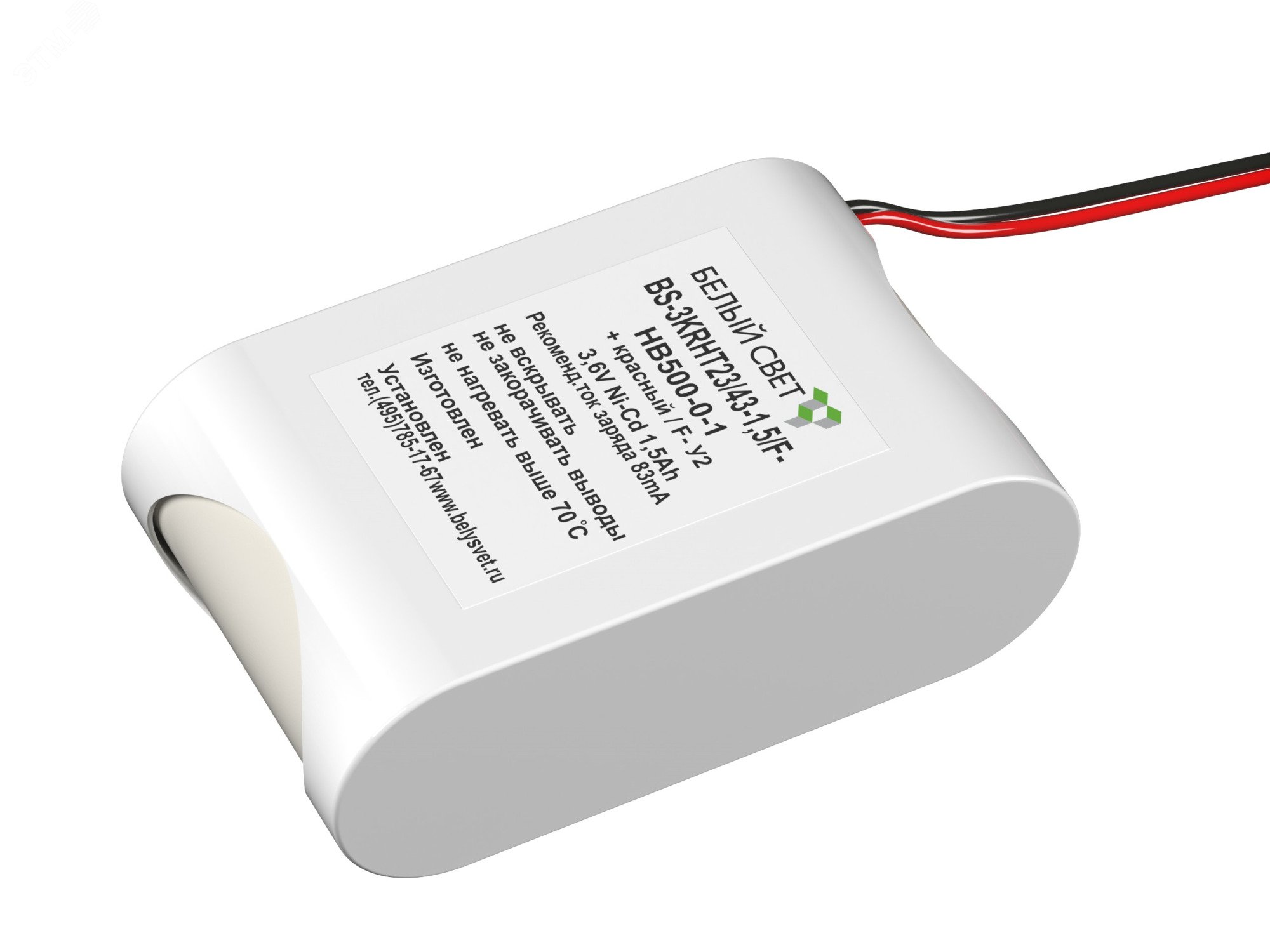 Изображение товара Батарея BS-3KRHT23/43-1,5/F-HB500-0-1 (шт)