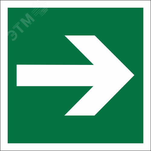 Знак безопасности BL-2020B.E02-01''Направляющая стрелка'' - фото 1