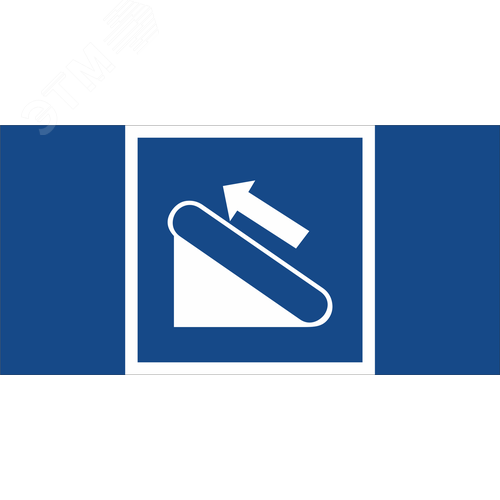 Знак безопасности BL-3015B.D04''Эскалатор (подъёмник)'' - фото 1