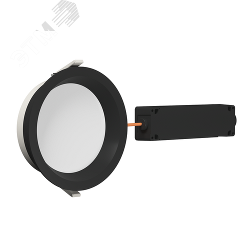 Изображение товара Аварийный светильник BS-DL-10-L1-24 V01 Black 3000K (шт)