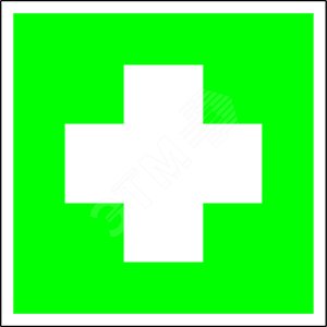 Знак безопасности NPU-1818.EC01''Аптечка первой медицинской помощи'' NPU-1818.EC01 Белый свет