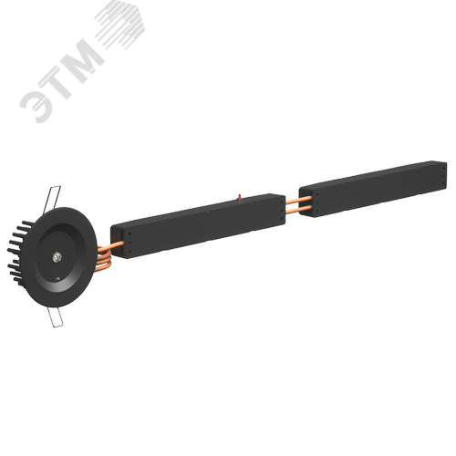 Аварийный светильник BS-ARUNA-83-L1-INEXI3 IP40 Black - фото 2